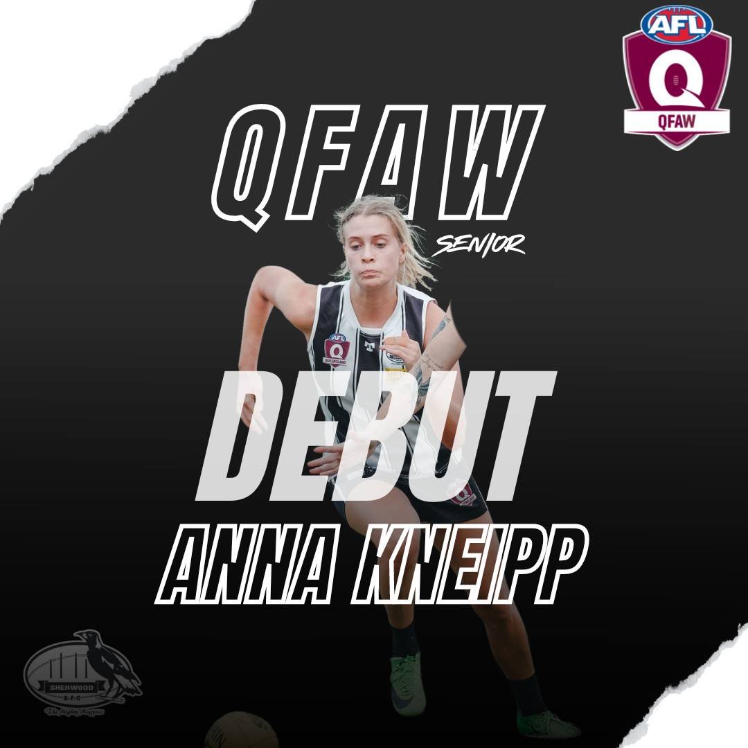 QFAW SENIOR DEBUT FOR KNEIPP ✅

In great news, we have another Senior Debutant this evening in Anna Kneipp.

A Brisbane local, recruited by Ally Blyton, this keen Lions fan has a background in Touch Footy &amp; Netball, which shows in her athleticism