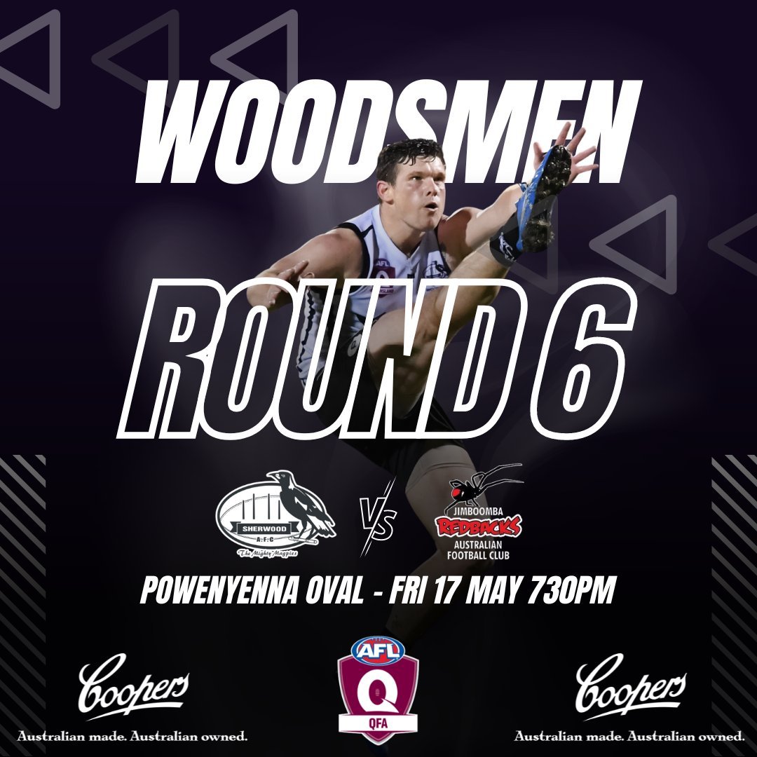 WOODSMEN HOST REDBACKS 🔥

The Woodies will be hosting their oldest rivals the Jimboomba Redbacks under Friday night lights tomorrow as they look to kick start their season.

With a 2 point loss, a draw and a substantial loss to go with 2 byes so far