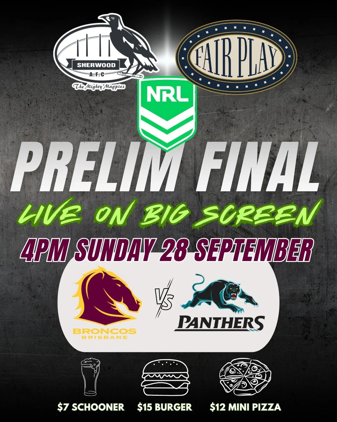 NRL - PRELIMINARY FINAL 🐴✅

With all the excitement from the greatest game of all today, next up tomorrow we have the Brisbane Broncos looking to avenge their heartbreaking 2023 Grand Final loss by knocking off the back to back to back to back Premi