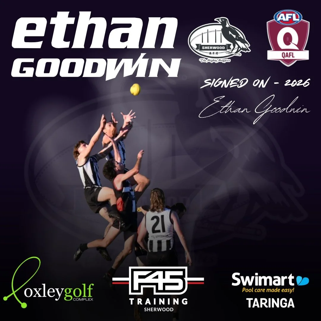MAGPIES LOOK FOR MORE GOOD WINS WITH STRONG RECRUIT

The Magpies are delighted to welcome North Queensland prospect Ethan Goodwin to Sherwood for the 2026 season.  Goodwin is a Senior Best &amp; Fairest winner at the Mackay Magpies having also placed