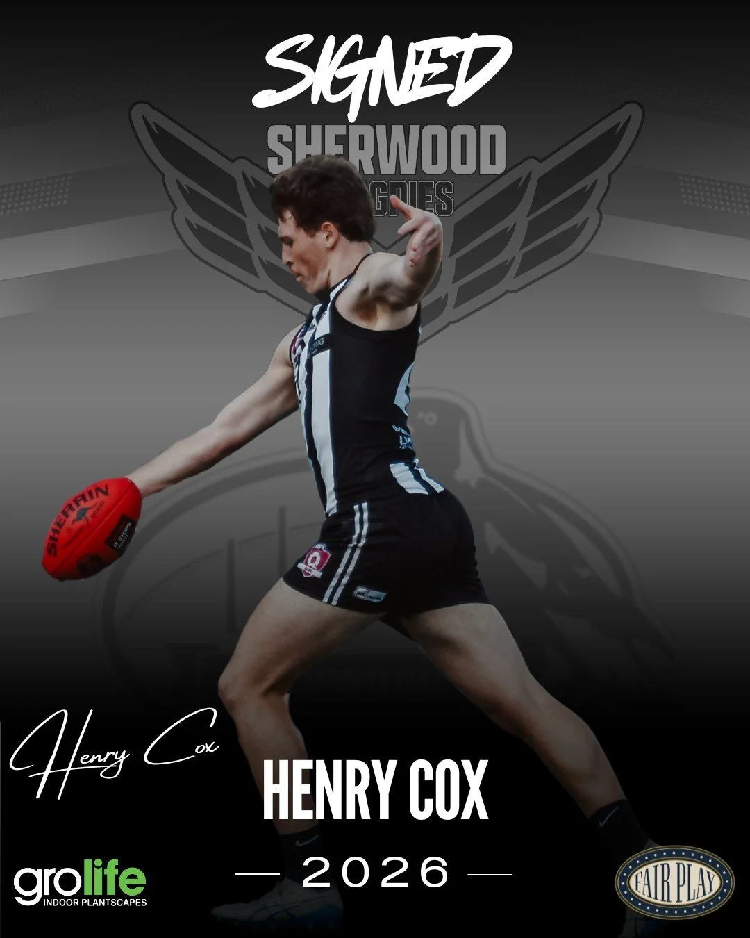 COXY UP &amp; ABOUT FOR 2026 📝✅

A member of the 2025 Leadership Group, the great man Henry Cox is back on deck for 2026. Once again investing in huge back to back pre-seasons, he is transforming before our eyes into a specimen!

Blessed with poise,