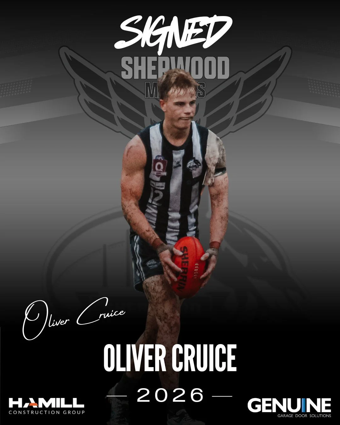 THE INK IS DRY - OLLIE CRUICE SIGNS ON FOR 2026 📝

Hard nosed midfielder Ollie Cruice has put pen to paper for a big 2026, openly declaring himself as the best player in the family despite being &quot;the middle child'.

While we remain completely i