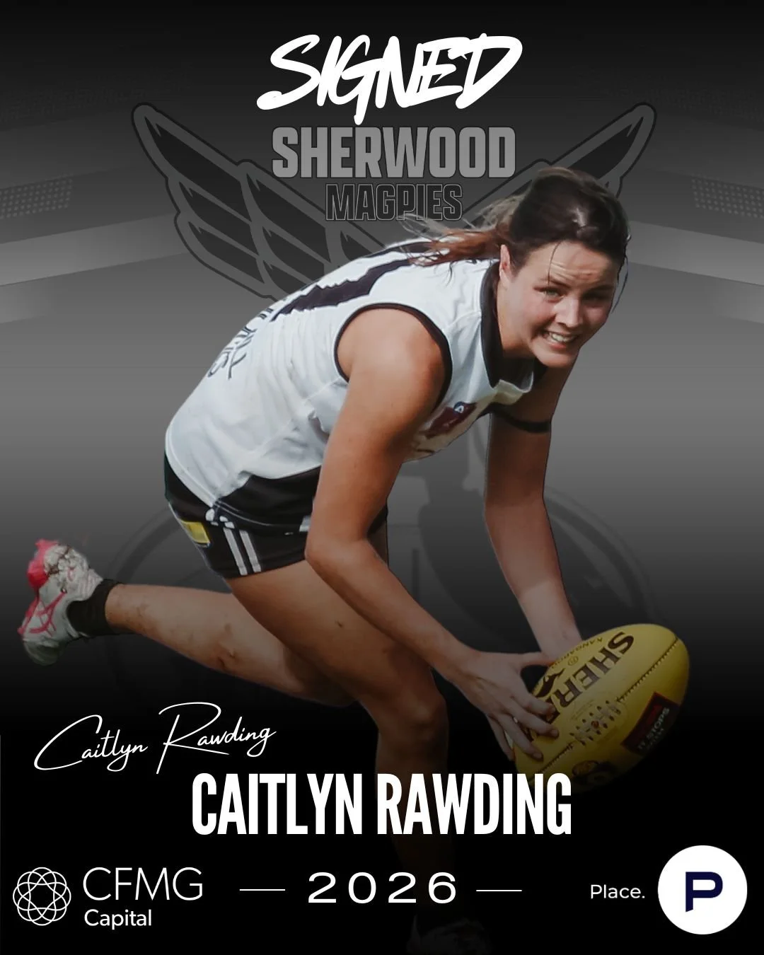 RAWDING SIGNS ON FOR 2026 📝✅

The Magpies are excited to have Caitlyn Rawding signed on for 2026.

Rawding arrived at the Magpies this season and had an immediate impact showing her class and experience in the early rounds before injury halted her p