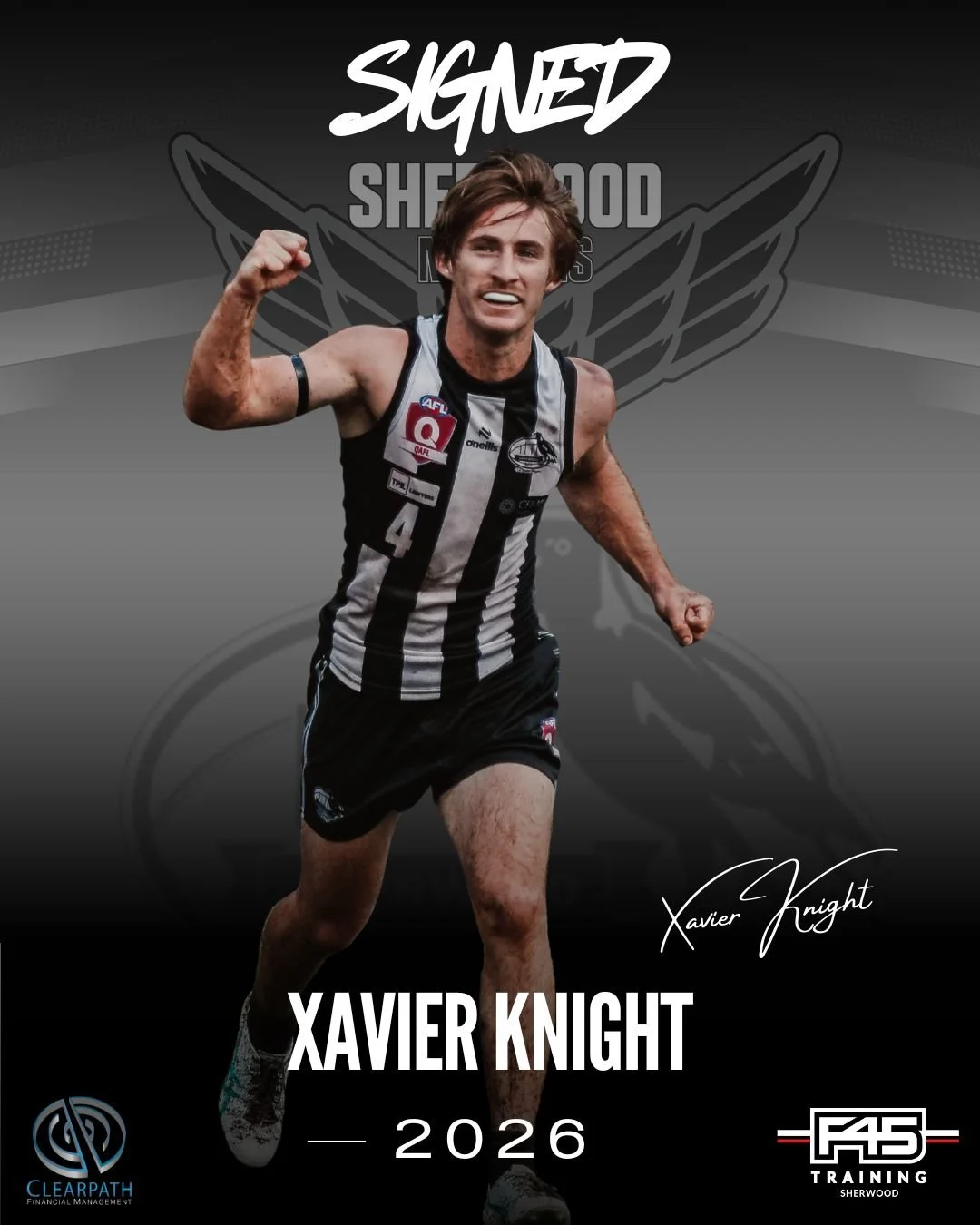 X-MAN SIGNS ON ✅📝

Livewire small forward Xavier Knight has signed on again for 2026. Known for bringing the pressure and playing combative football, he is a high impact player with a pin point left foot.

Looking forward to what our #4 can bring in