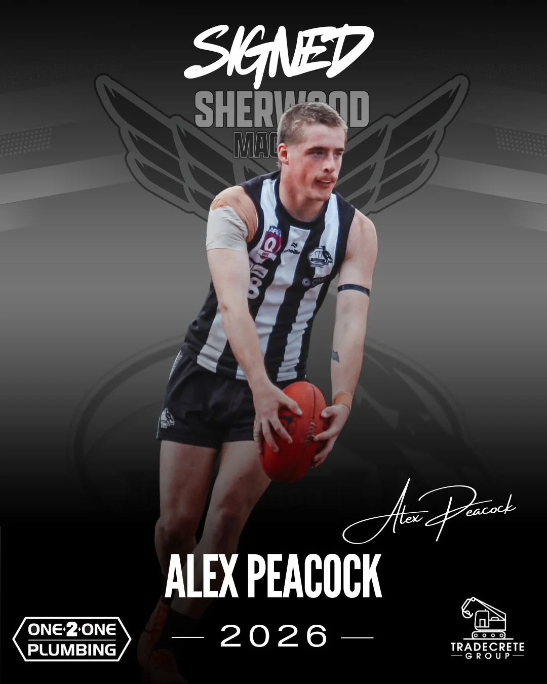 YOUNG TALENT TIME - SIGNED ON 📝✅

Exciting times with some serious young talent signed on for 2026!

First up is Alex Peacock, who remarkably played Colts footy in 2021, 2022, 2023 and was the skipper in 2024 before a serious ankle injury ruined his