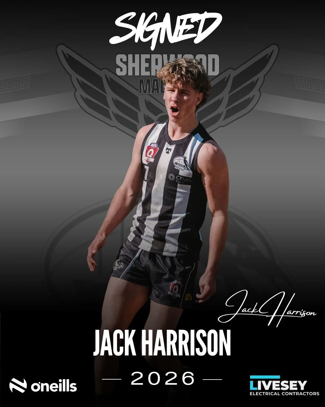 YOUNG TRIO SET TO RETURN IN 2026 📝✅

Three of the hard luck stories of 2025 are back for a big 2026, and we can't wait to see it!

All-Australian junior Jack Harrison had a dominant year in the Colts in 2024 and was all set for a huge 2025 when he r