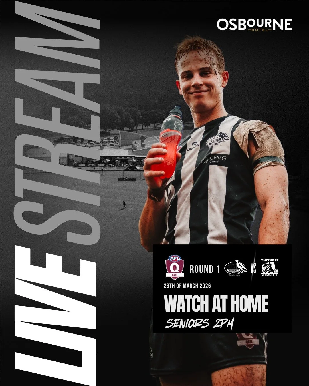 LIVE STREAM - SENIOR GAME 2PM 🎥

Can't make the trip?

Never fear, you can tune in from the couch to watch the Seniors fight to retain the Pelly-Selvage Cup 🏆

Link: https://www.youtube.com/live/qCuT2PbN1Po?si=jqIdypozqeAc45HI

#GoPies⚫⚪⚫