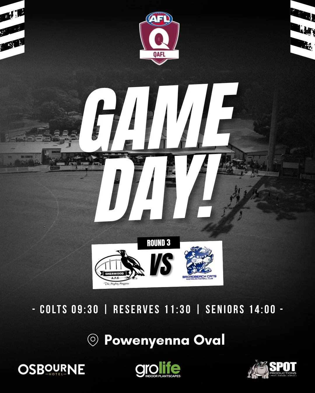 GAME DAY - QAFL ROUND 3 🏁