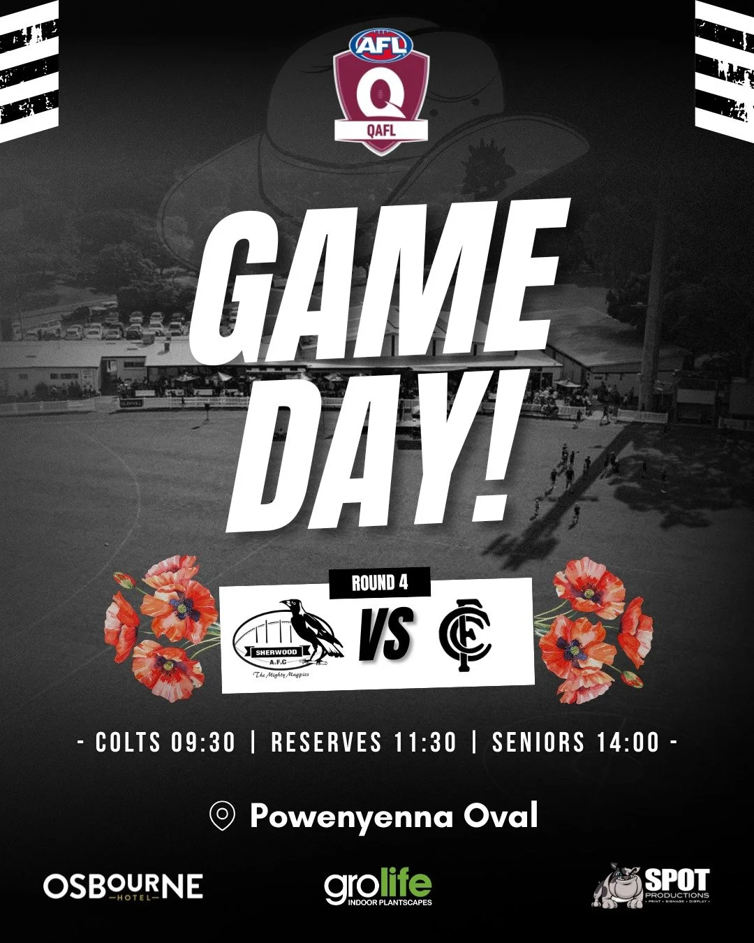 GAME DAY - ANZAC ROUND 4 ✅