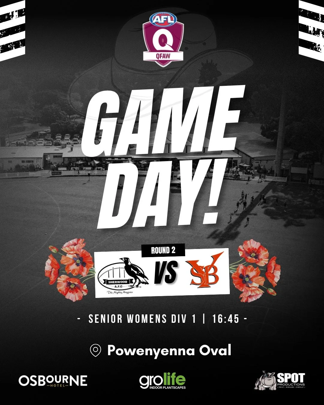 GAME DAY - SENIOR WOMEN - 445PM ✅