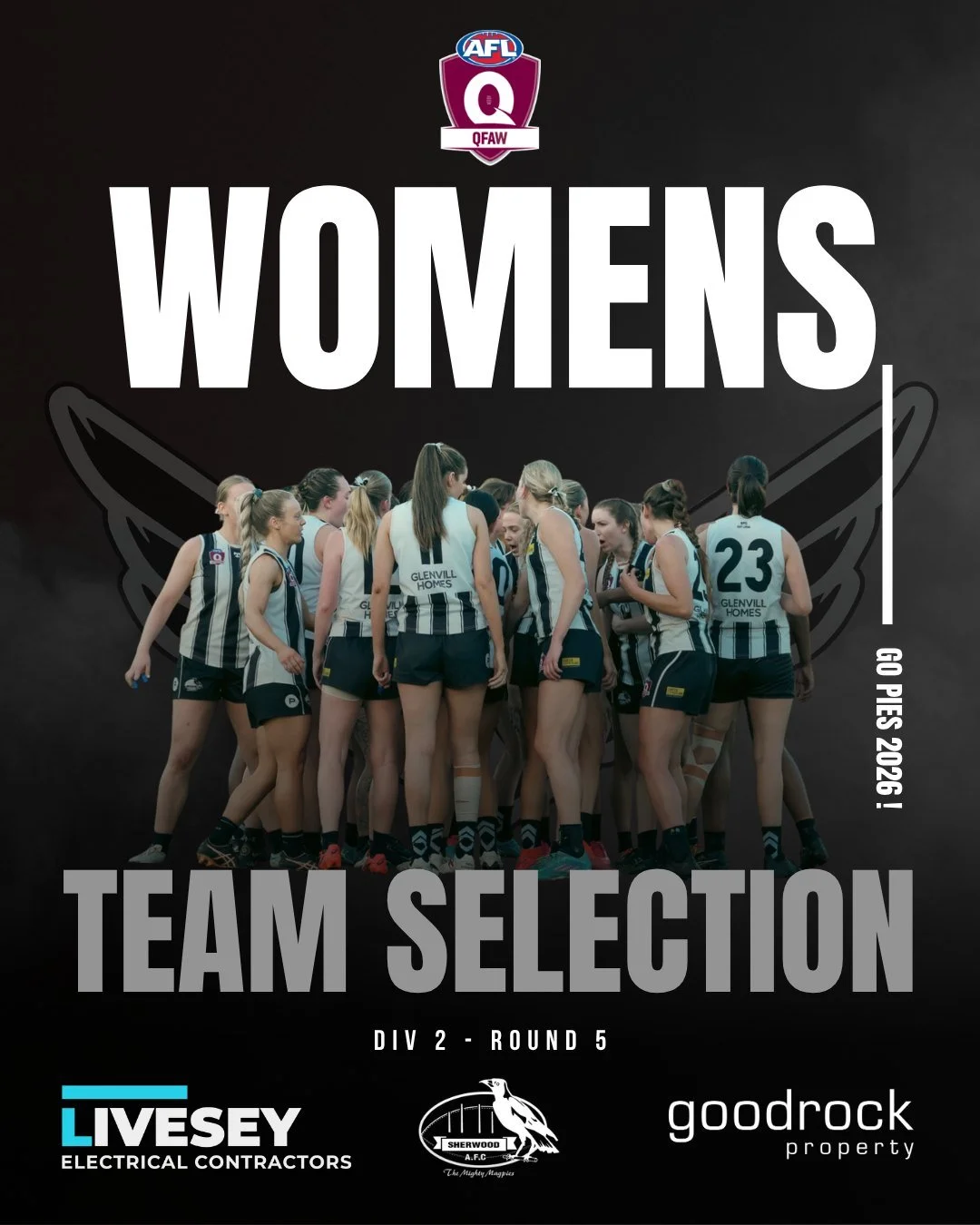 🔥 QFAW DIV 2 Round 5 - Team Selections 🔥
