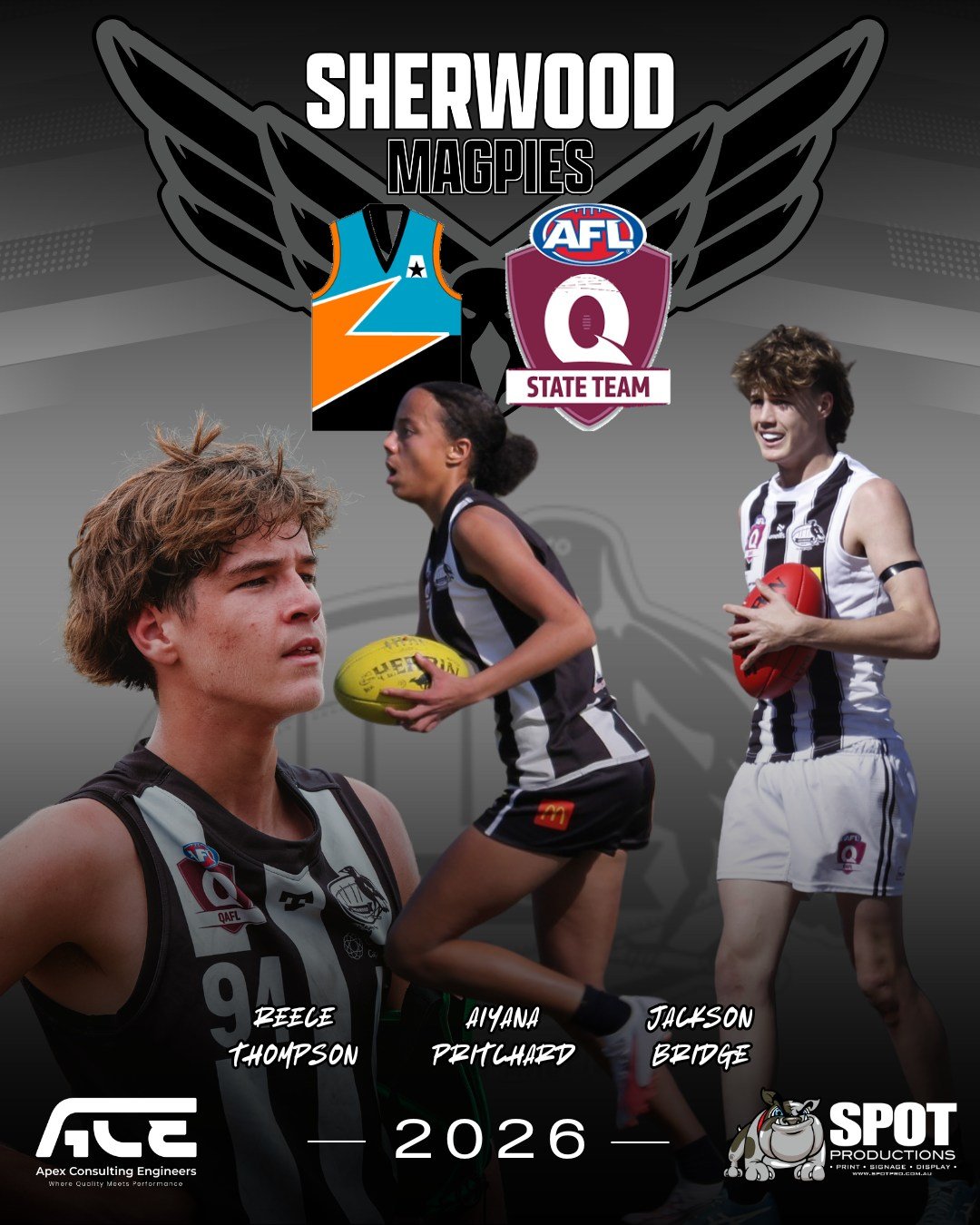 U18 SQUADS FOR U18 NATIONAL CHAMPIONSHIPS CONFIRMED ✅

Congratulations to the young Magpies who have recently been selected in their respective squads for the upcoming national u18 Championships.

Aiyana Pritchard has backed up her 2025 selection in 