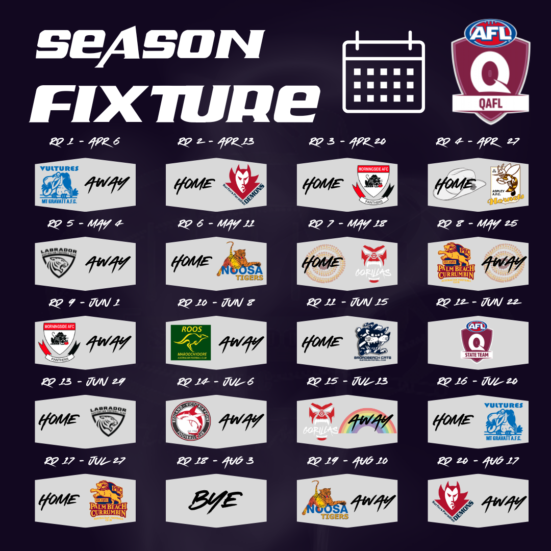 Football Calendar — Sherwood Magpies Australian Football Club
