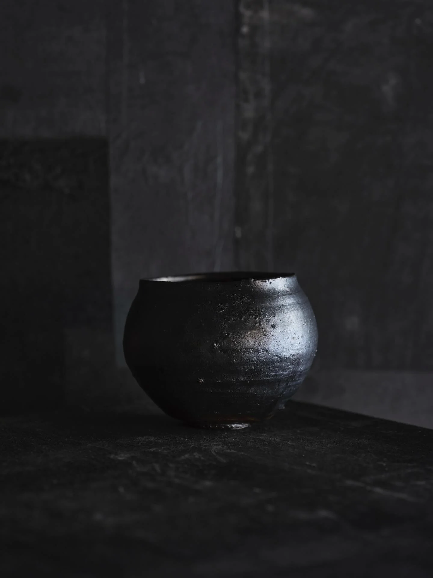 #black #blackchawan #黒茶盌 #辻村史朗 #shirotsujimura