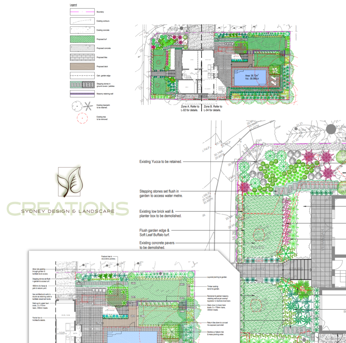 Plan Packet Design Landscape Design Sydney | Custom Pool and Landscape Design Packages
