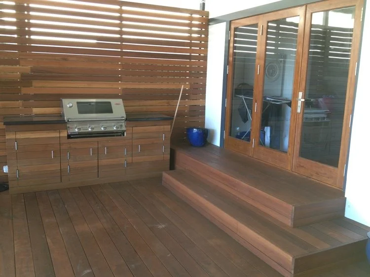 Outdoor BBQ Area with Bifold Doors Kingsford