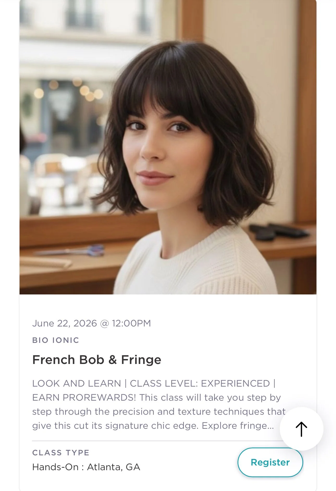 French Bob and Fringe with BioIonic