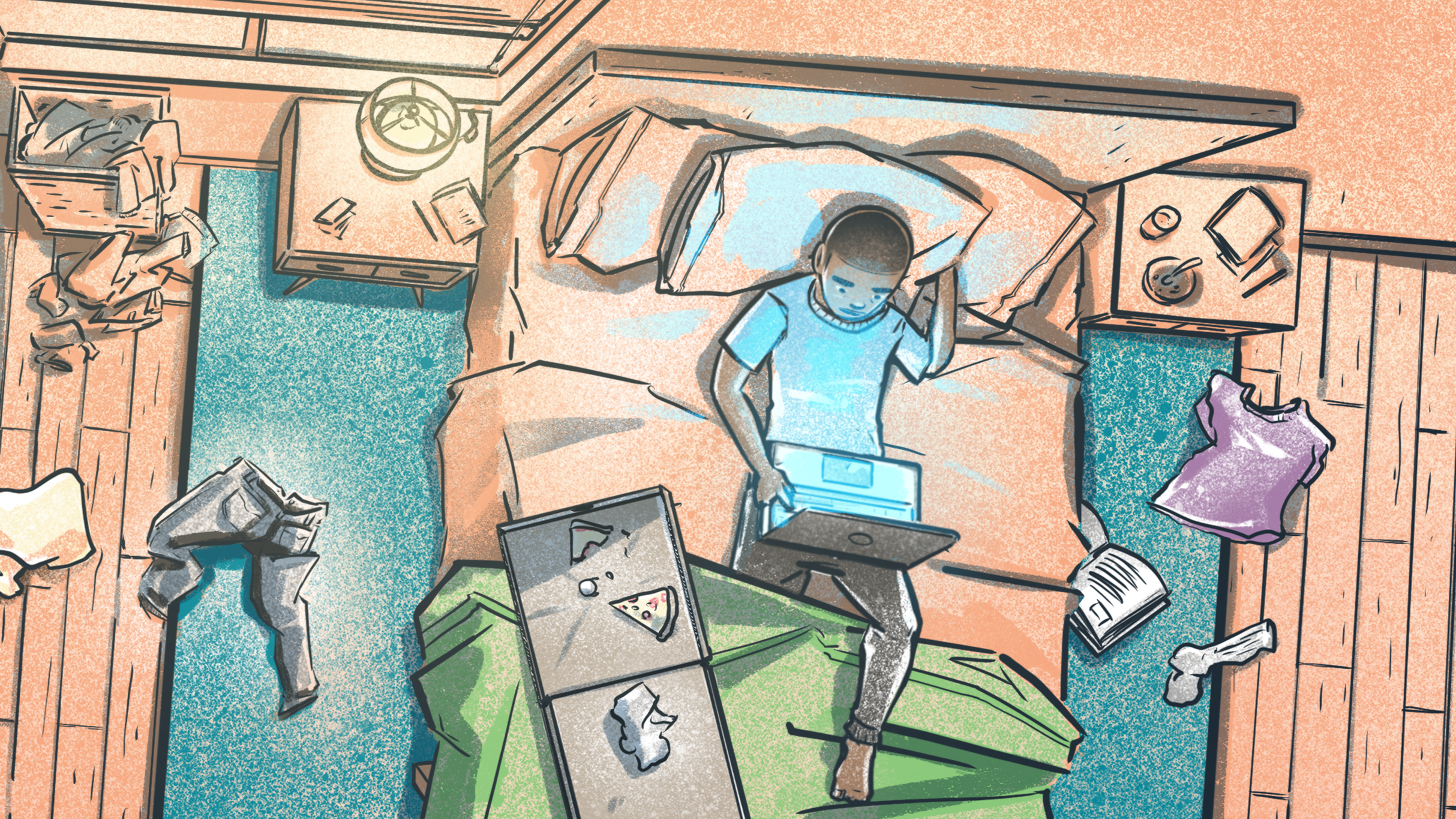 Lyra Health: Art direction, Illustration