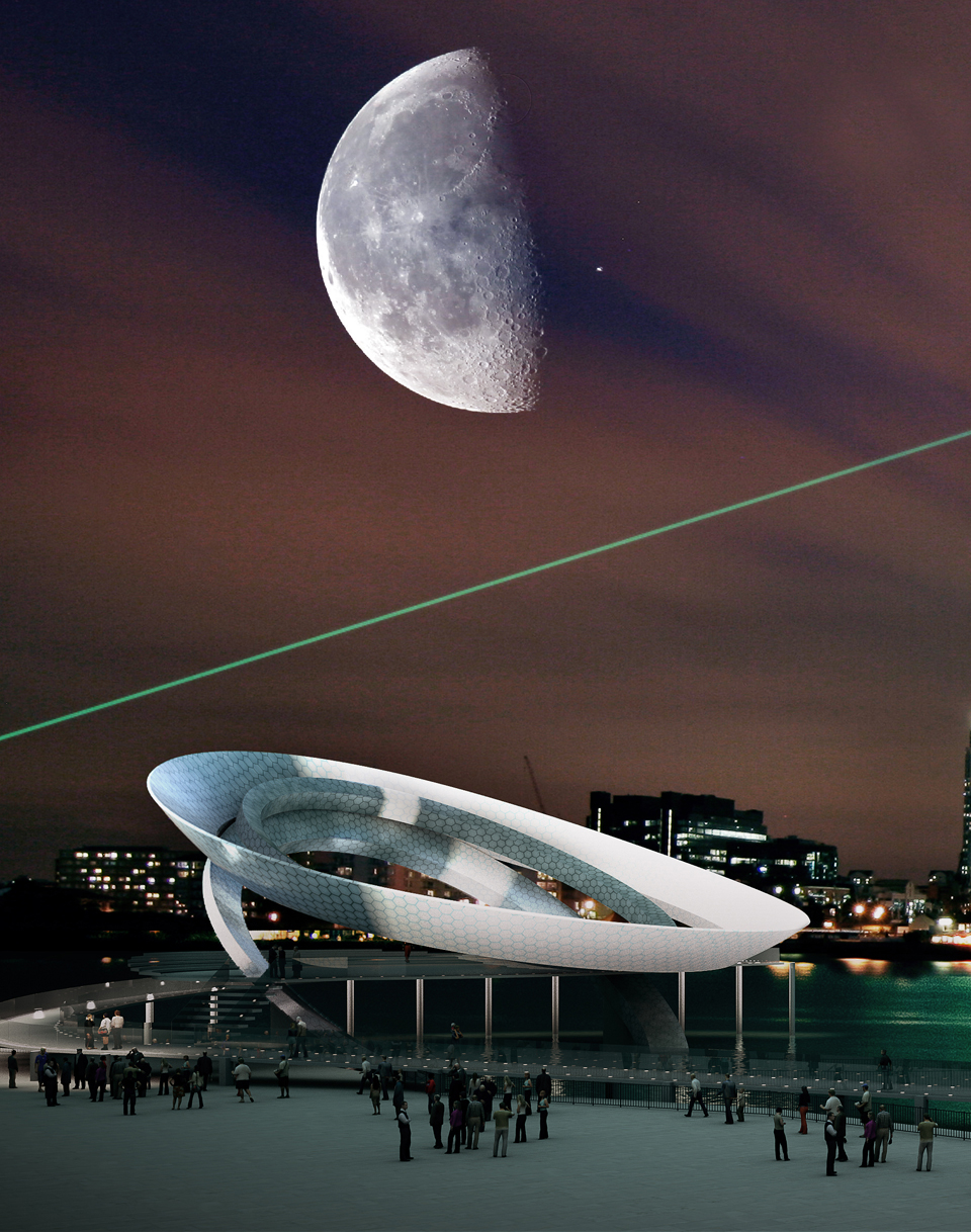 3D graphics by Wagstaffs Design give dramatic impressions of how the final sculpure might look