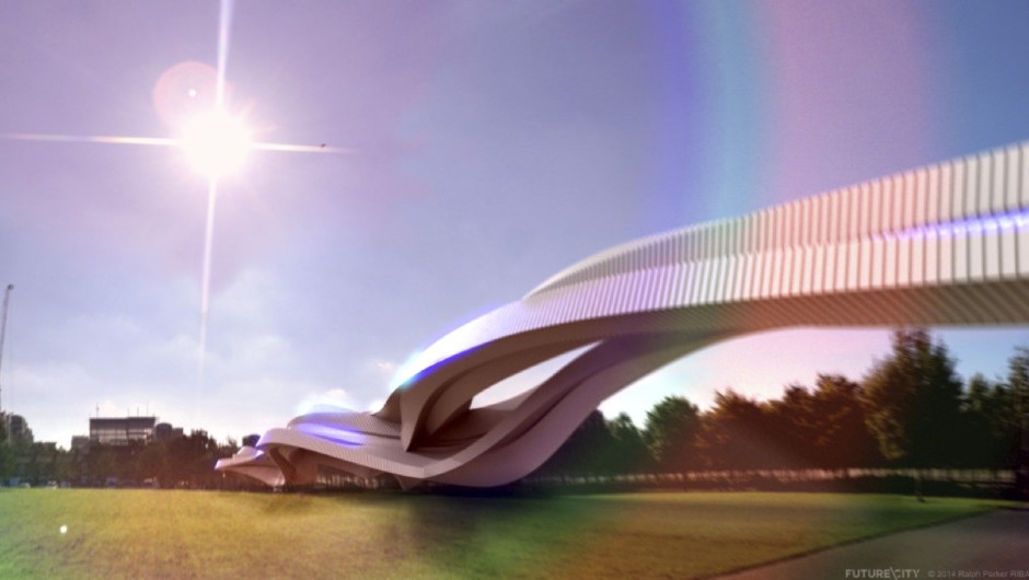 Conceptual design for Peninsula 5K running track (FutureCity)