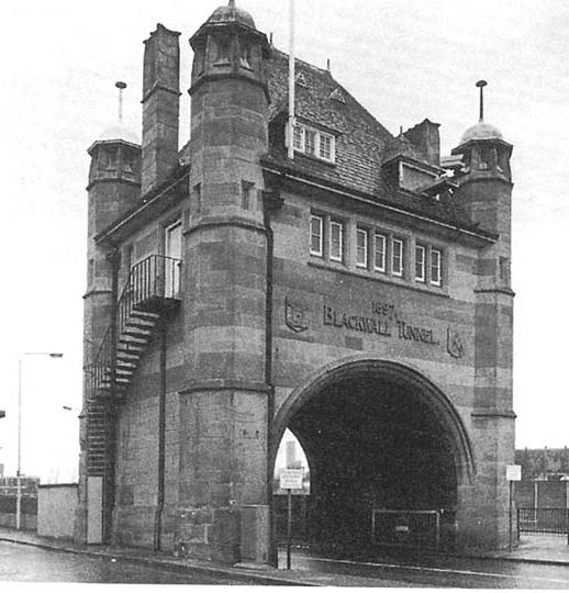 Entrance to the Blackwall Tunnel, completed 1879