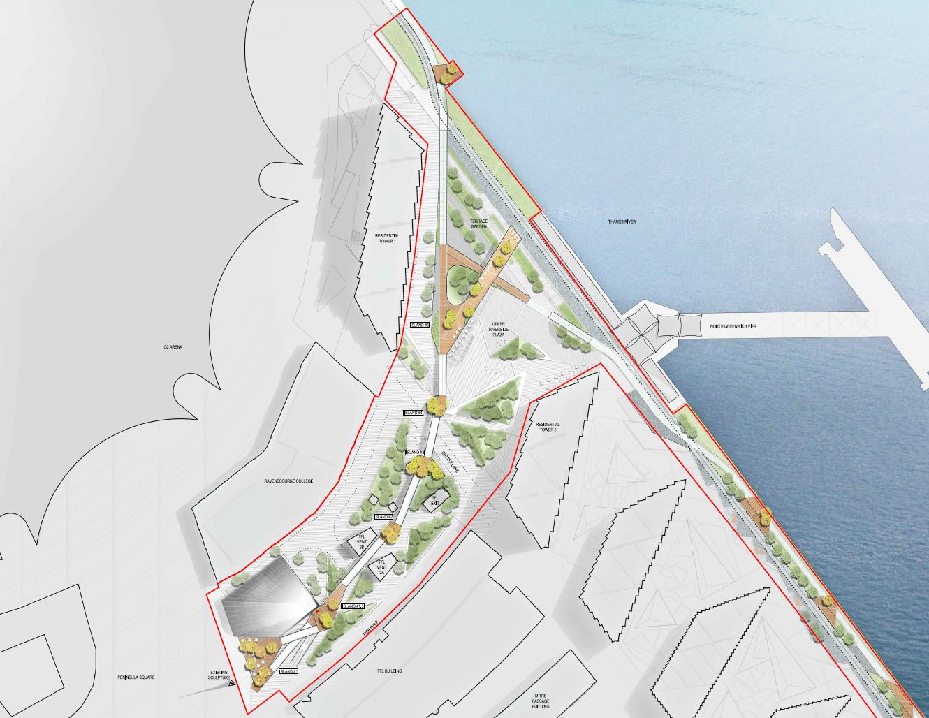 P5K Phase 1 - Application boundary area, Upper Riverside