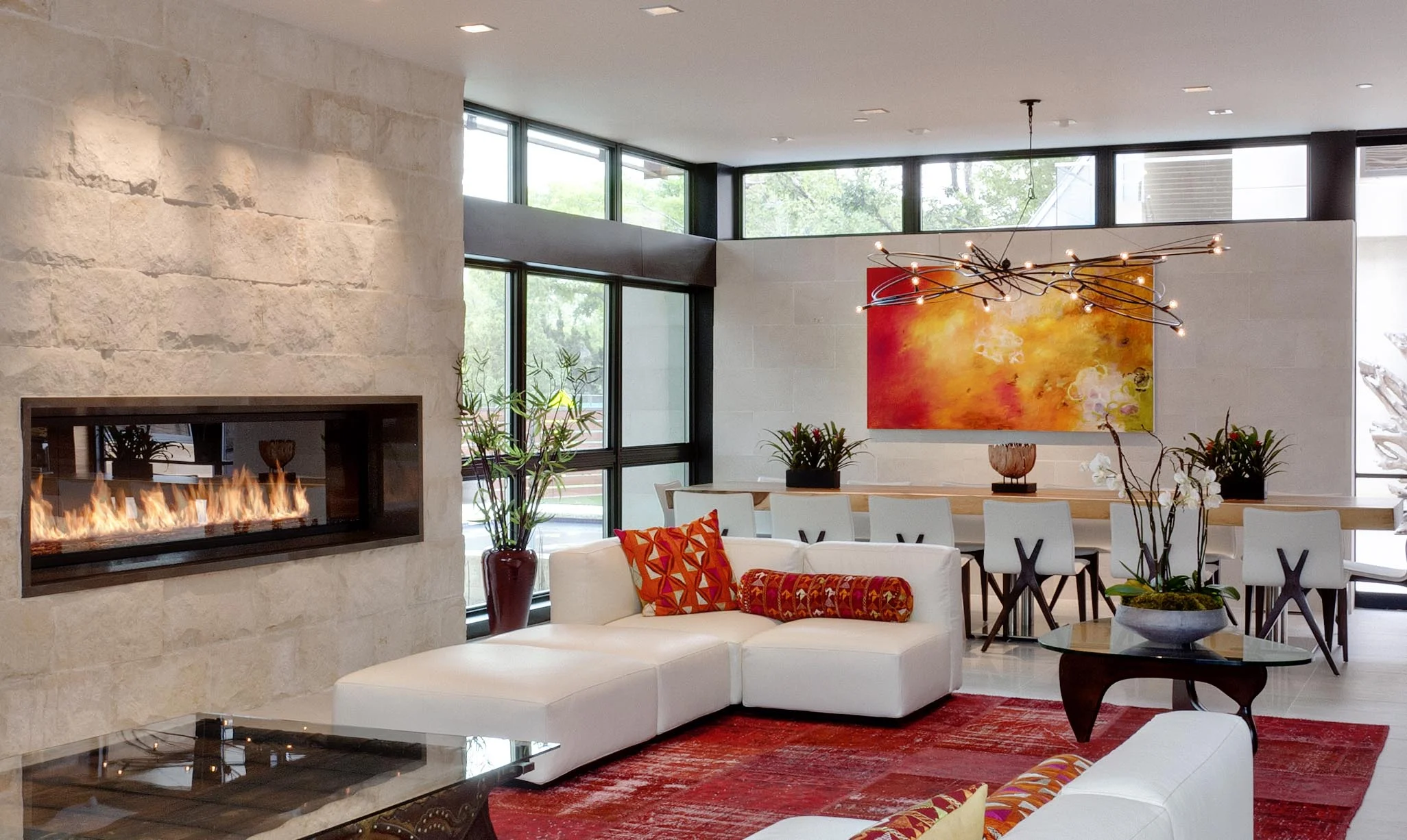 Nebula Chandelier Private residence