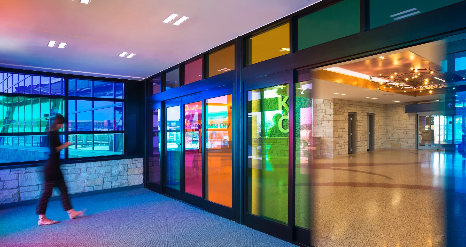 Will Rogers Airport rental car facility, Oklahoma City, commissioned by: Guernsey