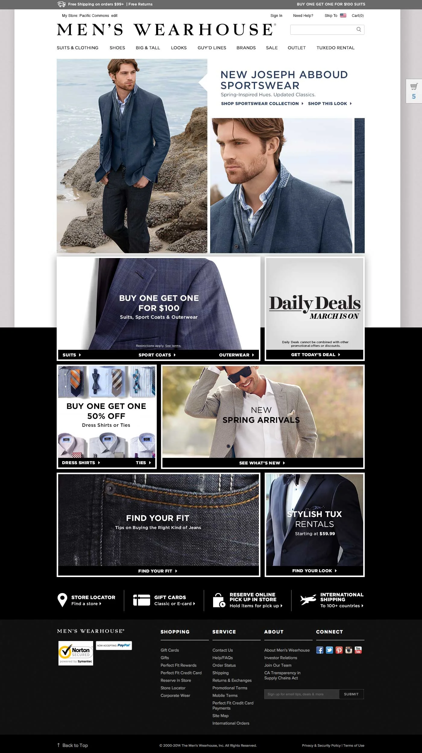 Joseph Abboud Sportswear Collection - Men's Wearhouse