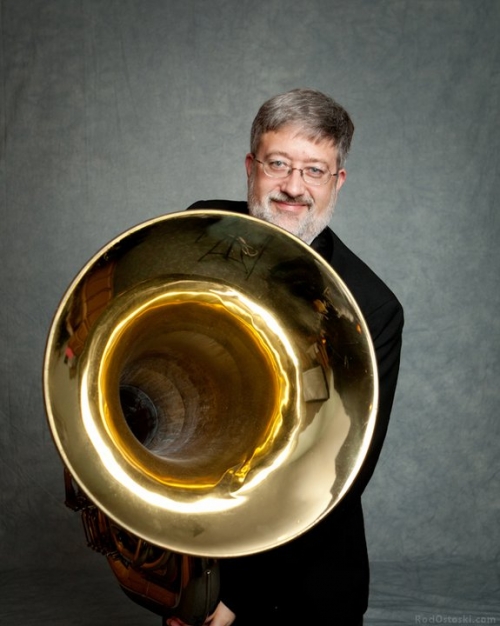 Eric Lee and his Tuba