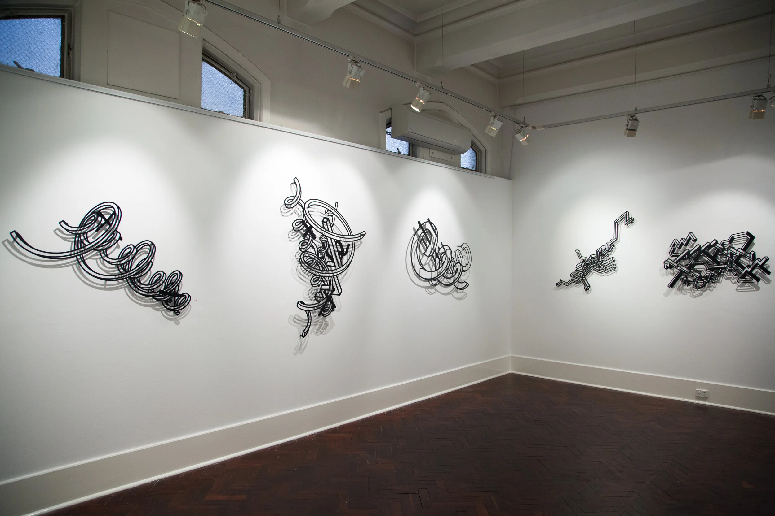 Installation view of Moves