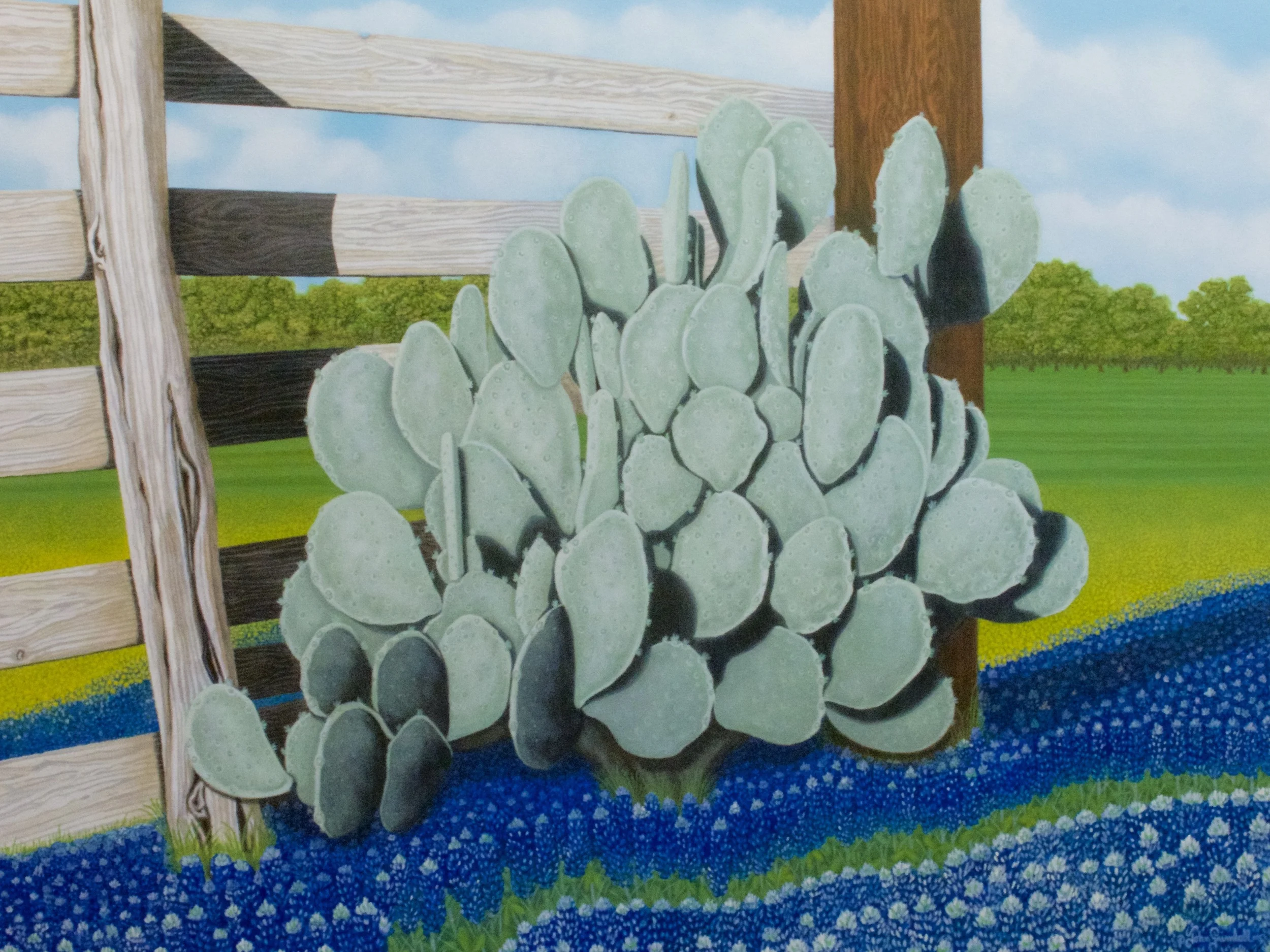 John Grimball #1260 (30x40) "Bluebonnets" (Local)