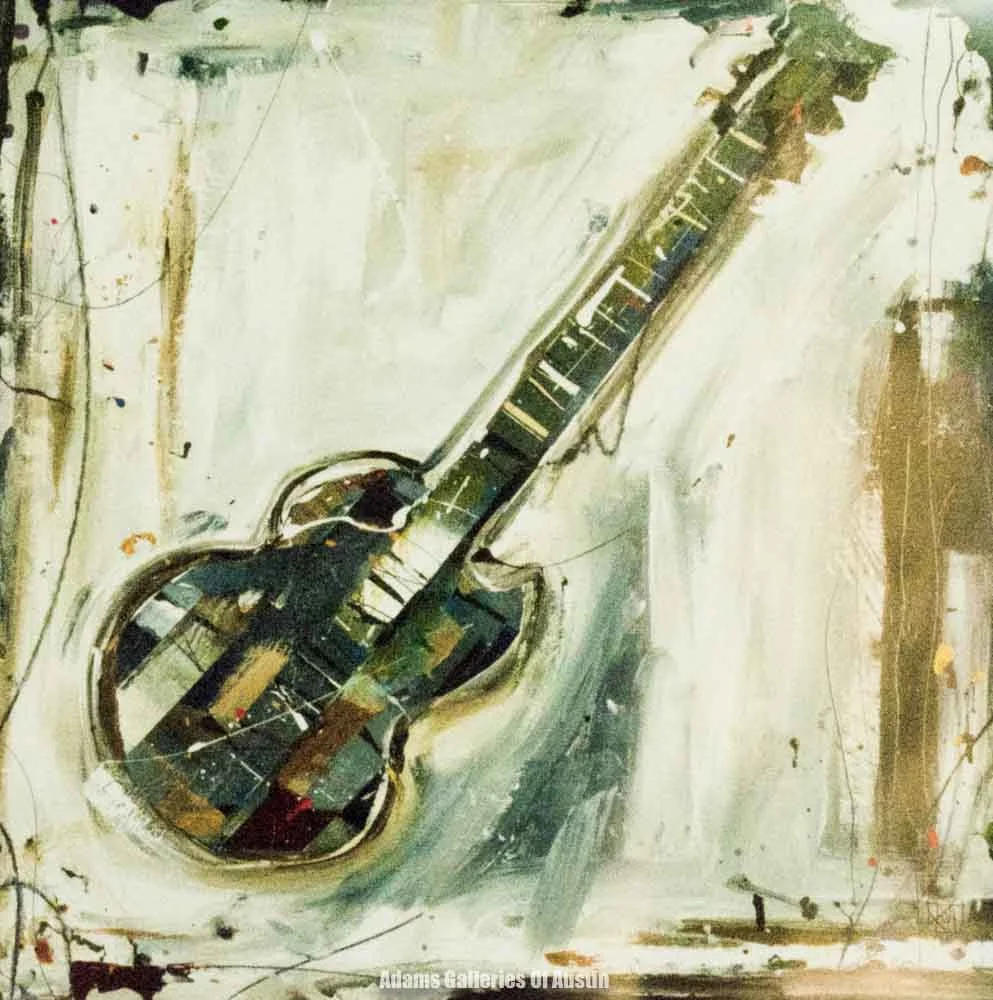 Kelsey Hoxstater "Guitar" (24x24) Photo Paper