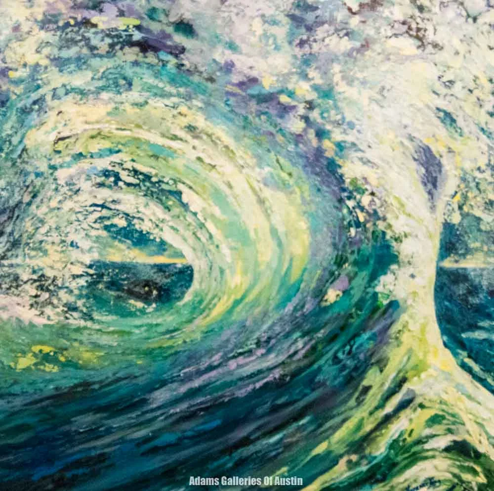 Suzanne King "Waves II" (36x36)