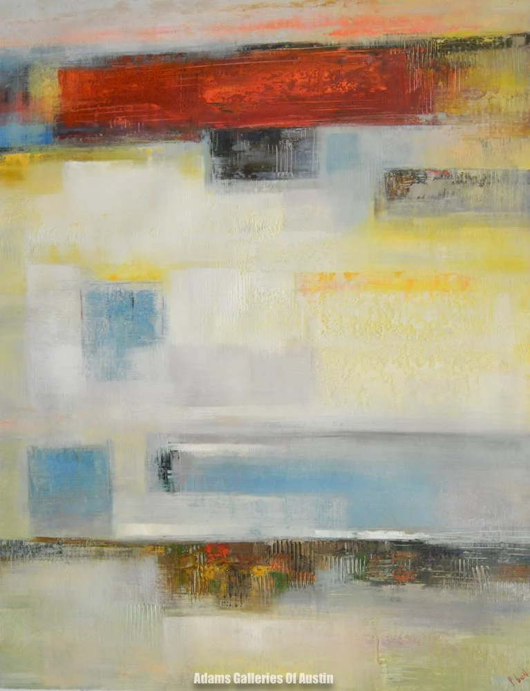 "Red Accent" (36x48)