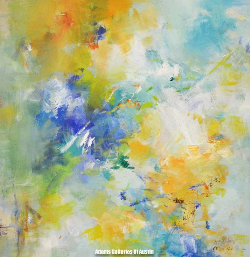 "Colored Waters" (36x36)
