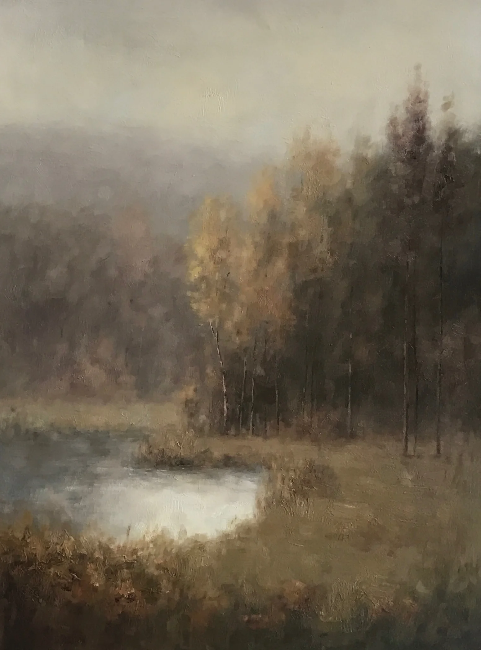 "Golden lake" 30x40
