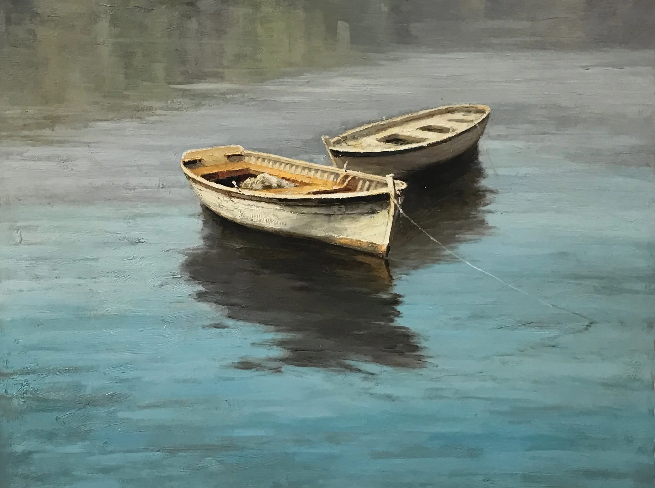 "Boats on the Pond" 30x40