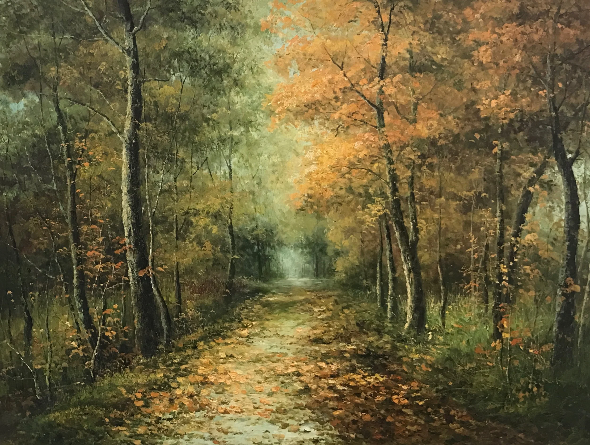 "Fall Path" 36x48