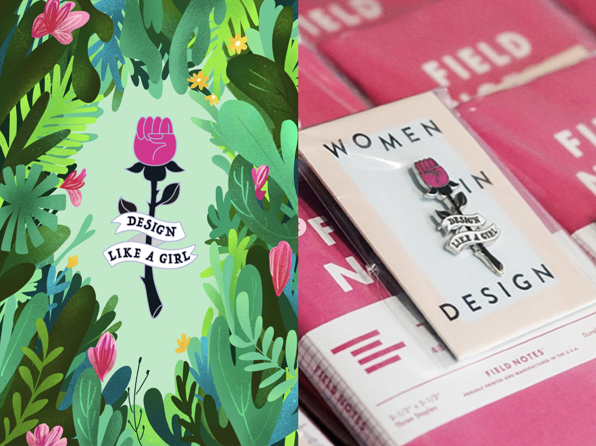 Pin Design For Women in Design Conference