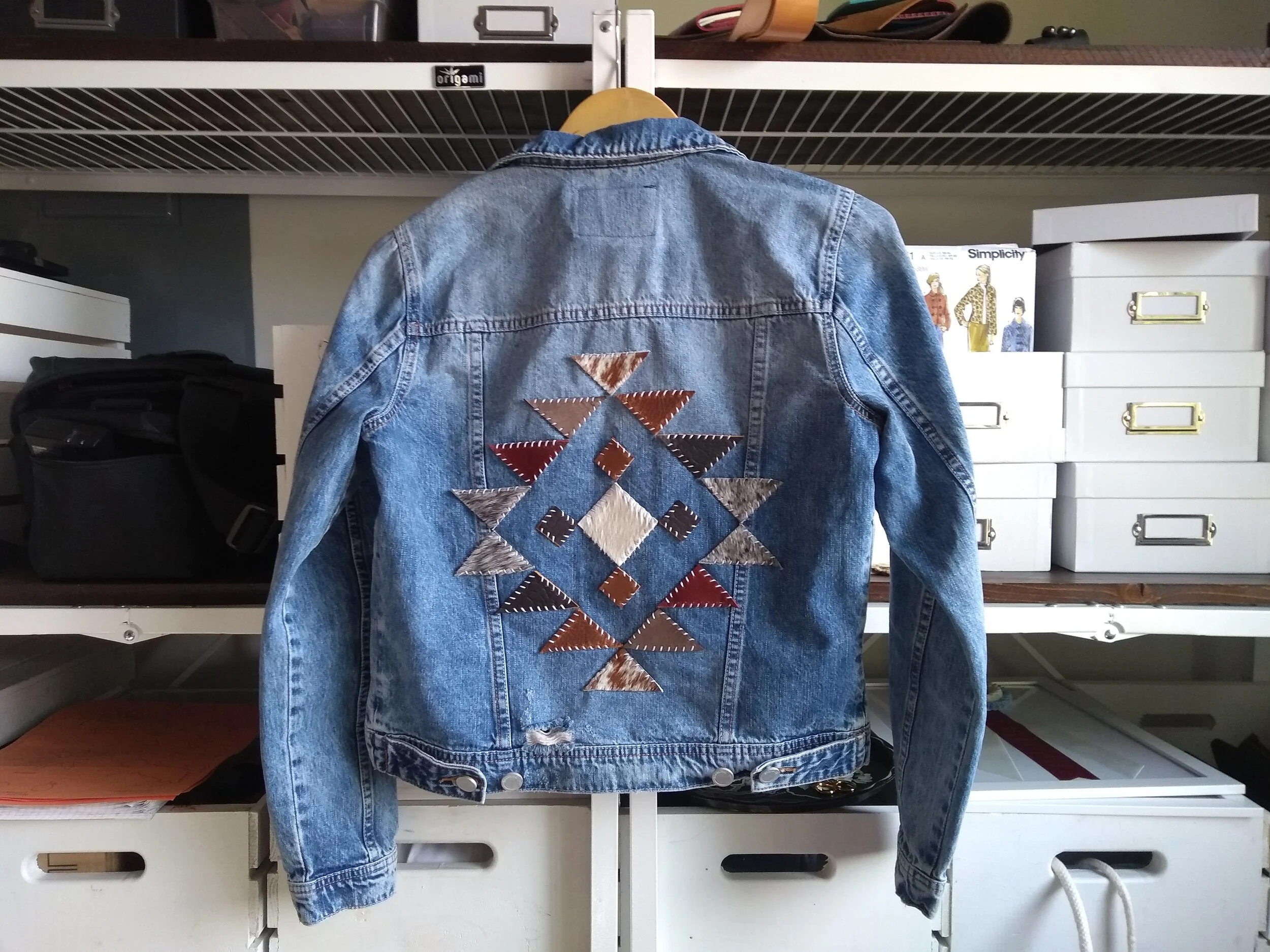 custom design denim jacket