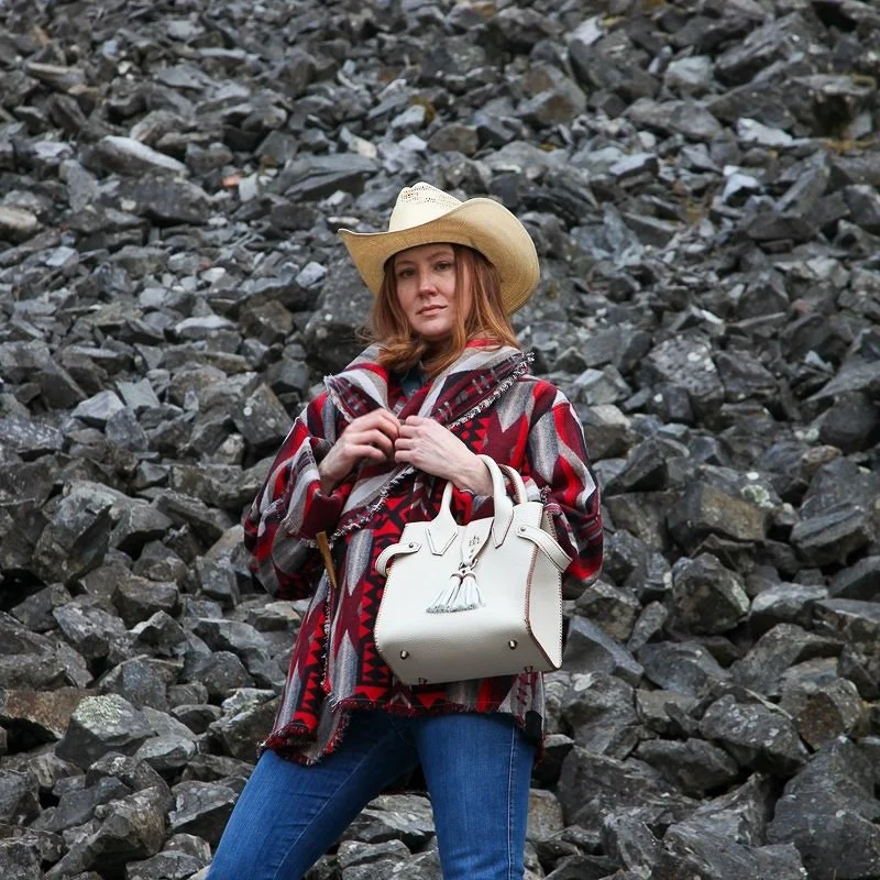 Beargrass Blanket Coat - Red Multi