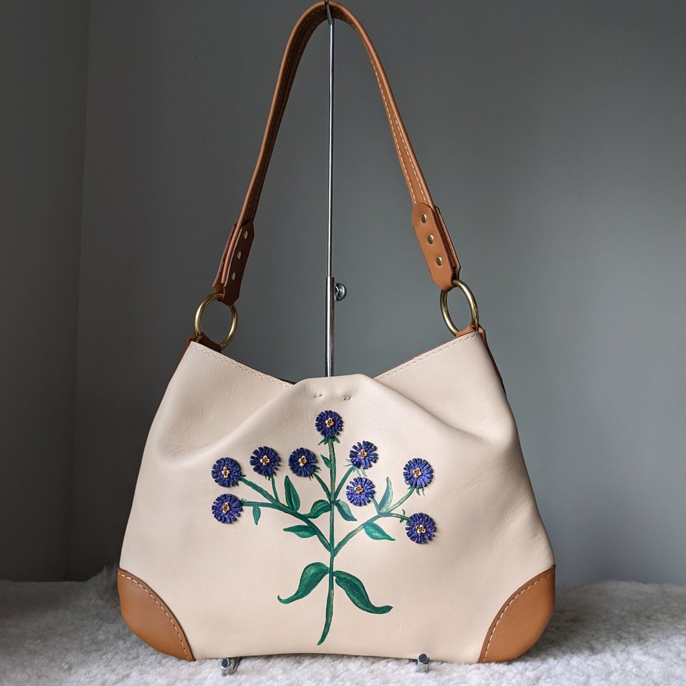 Painted Leather Bag