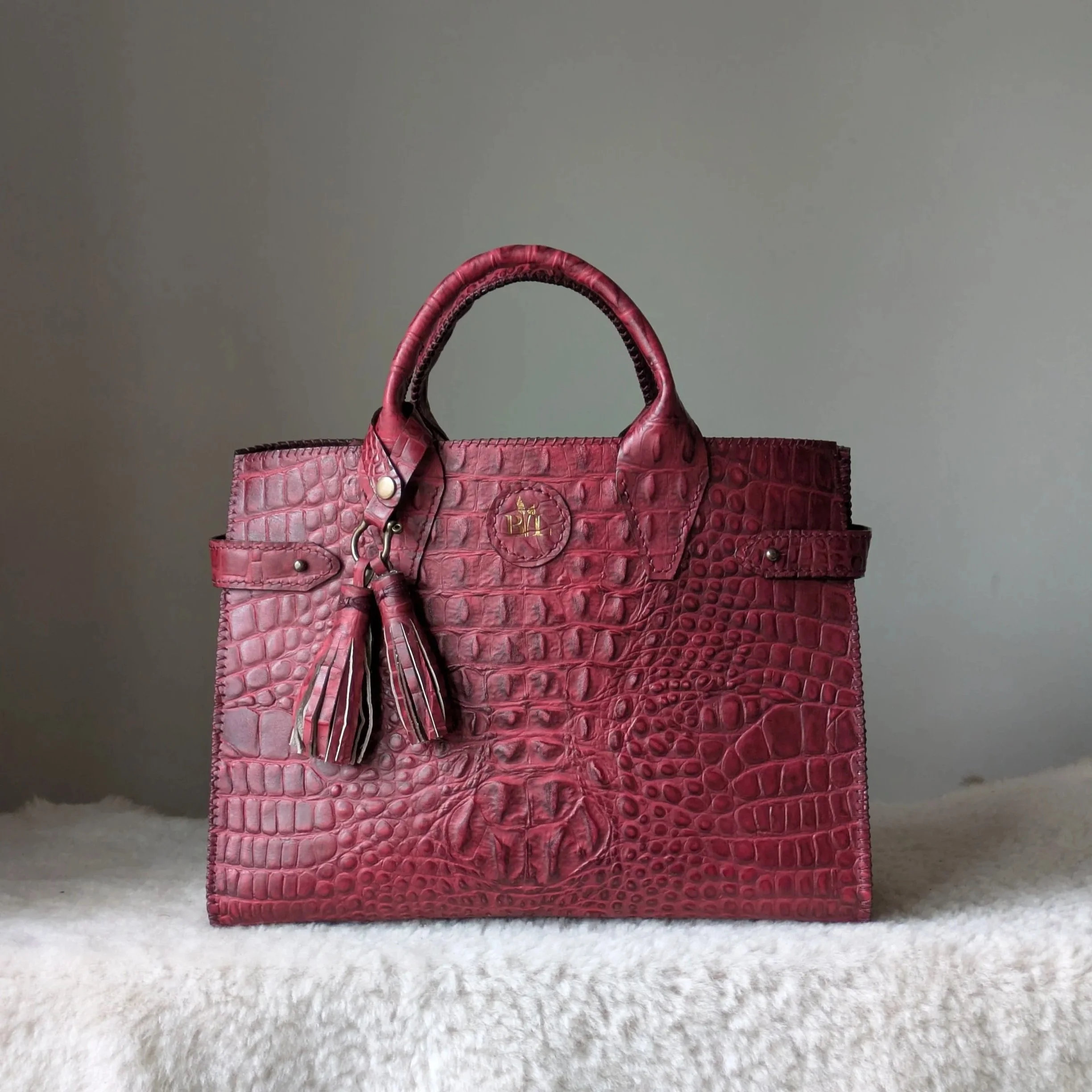 Sadie in Pomegranate Croco
