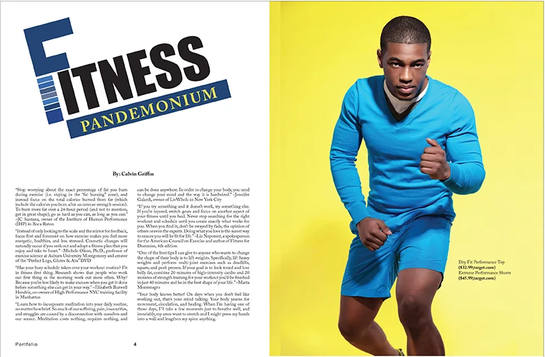   Magazine layout.  Programs used: Photoshop, Indesign 