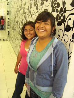 Loving on the Teenage Girls... shopping, pizza, ice cream and a movie!