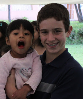 Jackson and Damaris Sophia... the precious little girl who looks very similar to the May's adopted Guatemalan daughter, Sophia