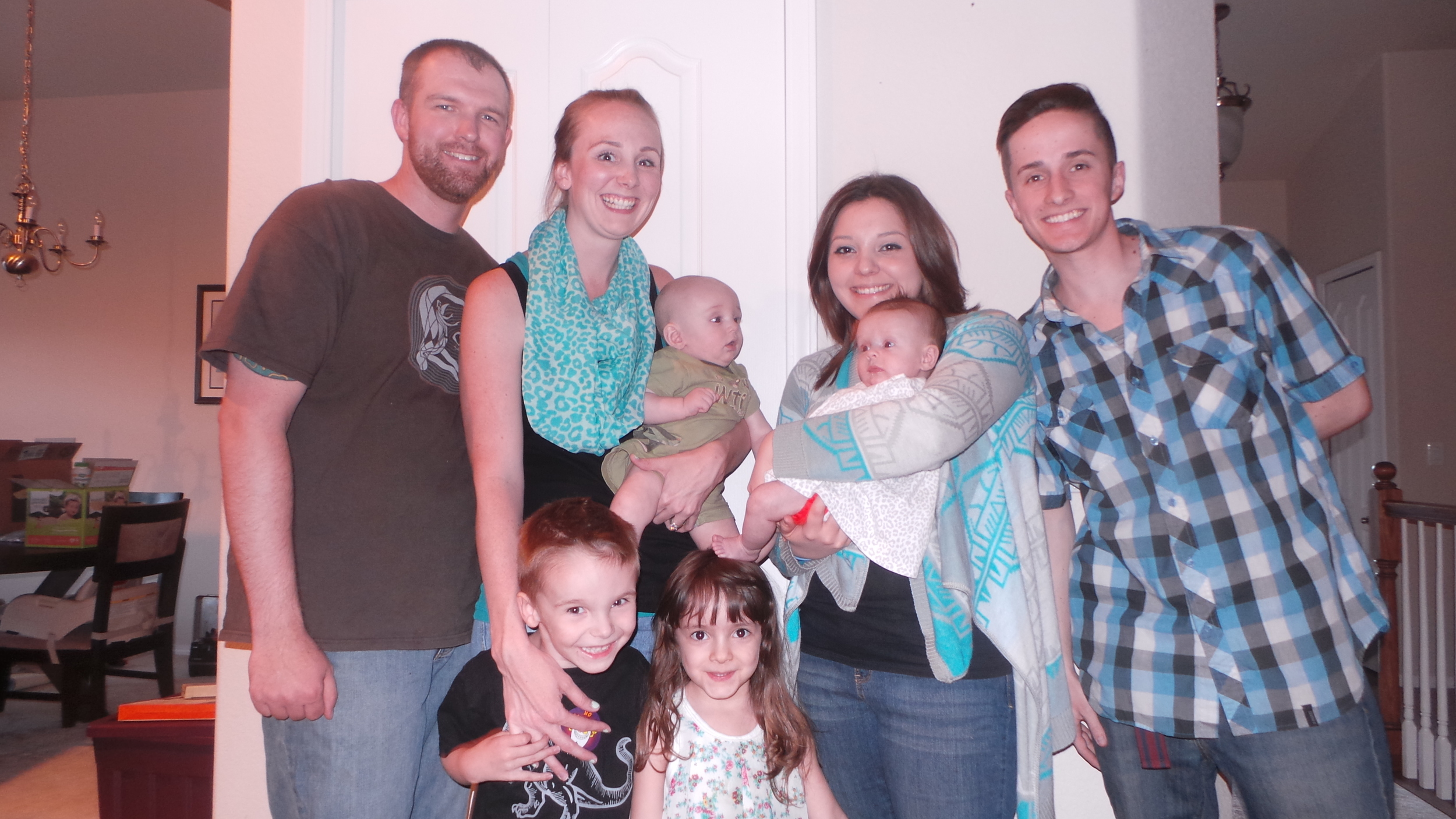 Me and my family with Ashley and her family. 