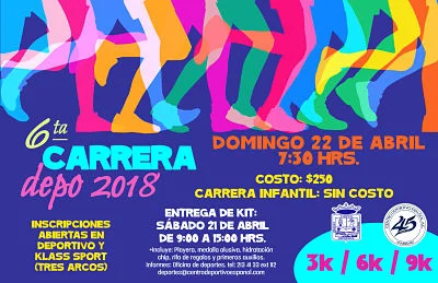 6a. Carrera Depo 2018