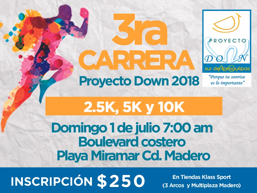3a. Carrera Proyecto Down